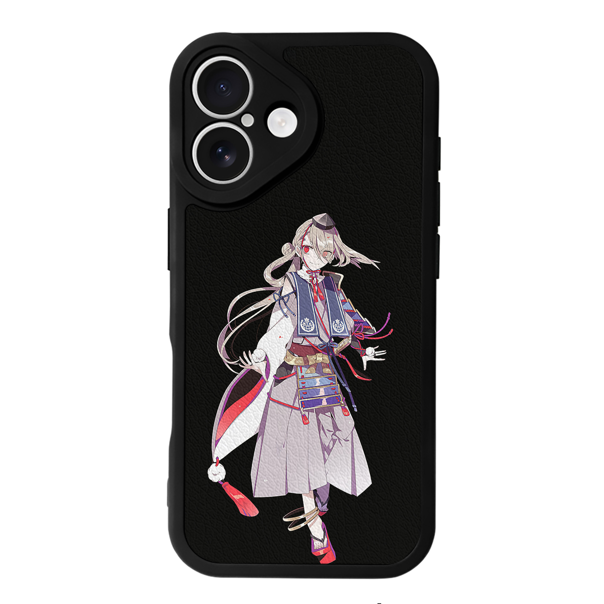 （画像用） 刀剣乱舞 Touken Ranbu 【iPhone 16シリーズ対応】シリコンスマホケース（レザー調） 材質：シリコン